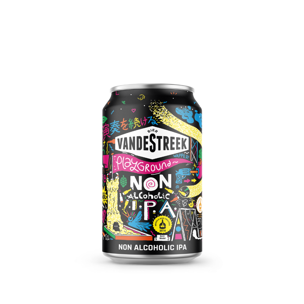 VandeStreek Playground Non Alcoholic IPA 24x33CL